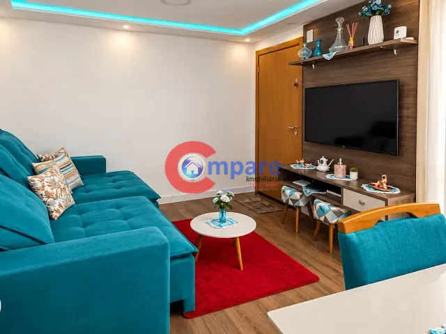Apartamento com 47m² 2 quartos e 1 banheiro, à venda, no bairro Bonsucesso em Guarulhos