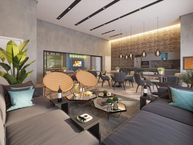 Apartamento com 66m² 2 quartos e 3 banheiros, à venda, no bairro Morretes em Itapema