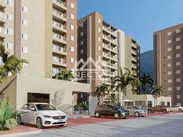 Apartamento com 56m² 2 quartos e 1 banheiro, à venda, no bairro Loteamento Vila Indaiá em Caraguatatuba