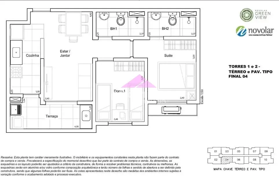 Apartamento, 2 quartos, 54 m² - Foto 5