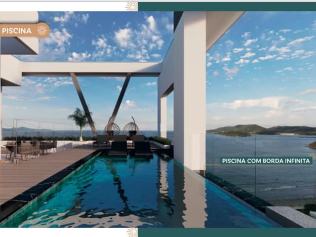 Apartamento com 80m² 2 quartos e 3 banheiros, à venda, no bairro Balneário Perequê em Porto Belo