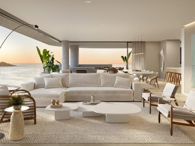 Apartamento com 396m² 4 quartos e 5 banheiros, à venda, no bairro Praia do Estaleiro em Balneário Camboriú