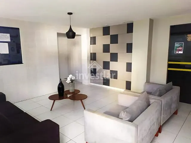 Apartamento com 59m² 1 quarto e 1 banheiro, para alugar, no bairro Universitário em Campina Grande
