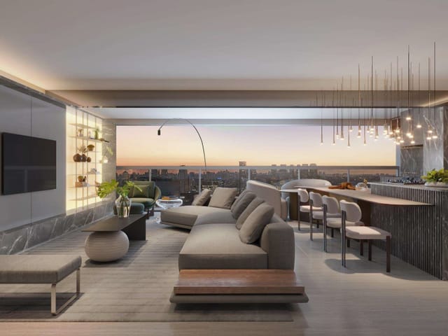 Apartamento com 189m² 4 quartos e 5 banheiros, à venda, no bairro Moema em São Paulo