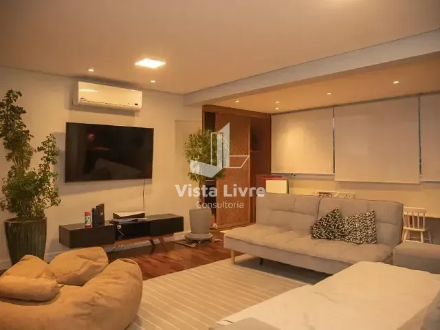 Apartamento com 125m² 3 quartos e 3 banheiros, à venda, no bairro Brooklin Paulista em São Paulo