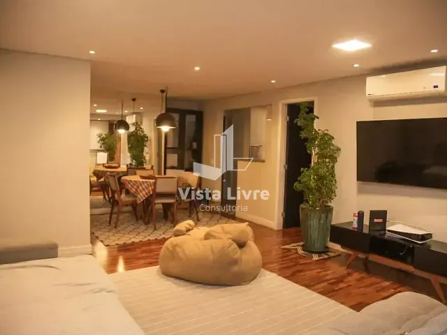 Apartamento com 125m² 3 quartos e 3 banheiros, à venda, no bairro Brooklin Paulista em São Paulo