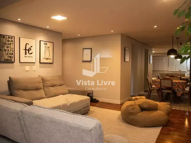 Apartamento com 125m² 3 quartos e 3 banheiros, à venda, no bairro Brooklin Paulista em São Paulo