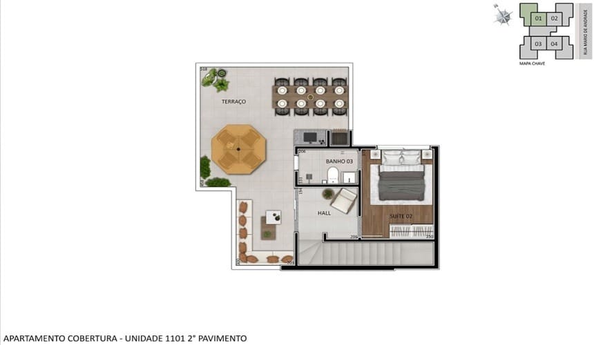 Apartamento com 2 quartos, 2 banhos, 2 vagas, 1 suíte, 1 varanda, 1 sala, alto padrão de acabamento, à venda, Santa Branca, Belo Horizonte, MG _ Perto da Lagoa miniatura 12
