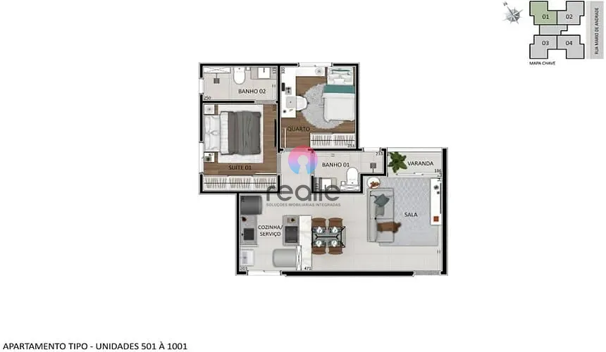 Apartamento, 2 quartos, 81 m² - Foto 9