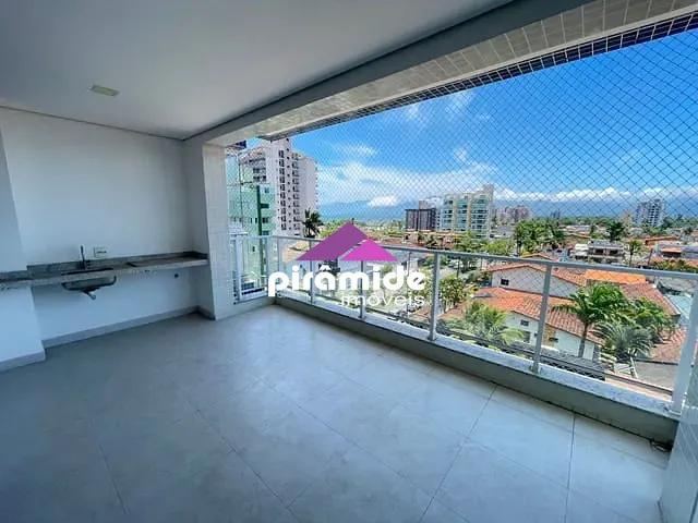 Apartamento com 130m² 3 quartos e 3 banheiros, à venda, no bairro Parque Balneário Poiares em Caraguatatuba