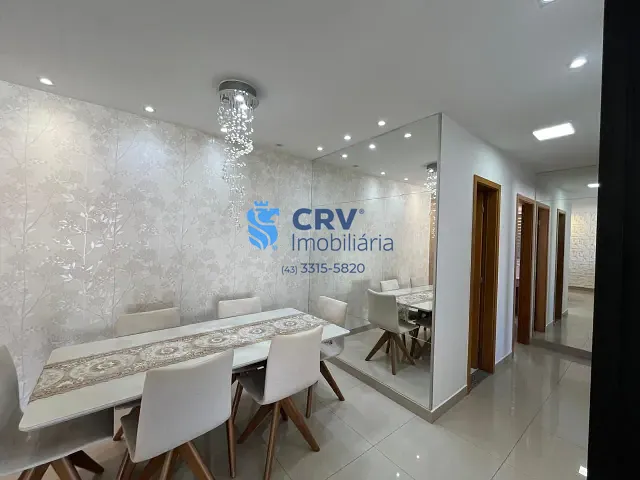 Apartamento 3 quartos e 2 banheiros, à venda, no bairro Gleba Palhano em Londrina
