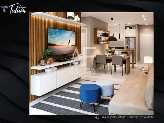 Apartamento 2 quartos e 2 banheiros, à venda, no bairro Jardim das Nações em Taubaté