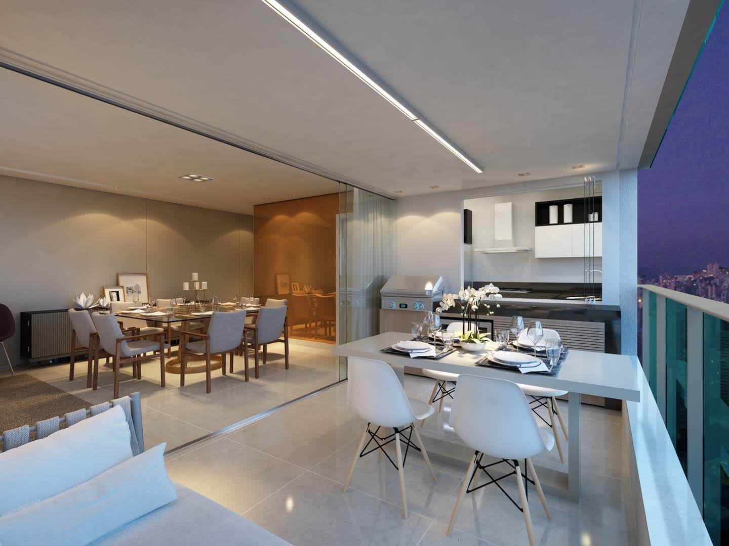 Apartamento de 4 quartos, 4 banhos, 3 vagas, 2 suítes, 1 varanda, 1 sala, lazer completo, à venda, Santo Antônio, Belo Horizonte, MG - Luxo demais. miniatura 41