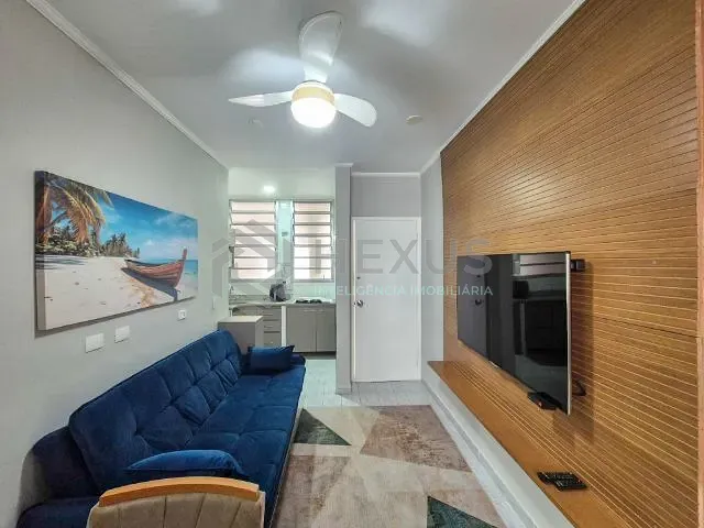 Apartamento 1 quarto e 1 banheiro, à venda, no bairro Pitangueiras em Guarujá