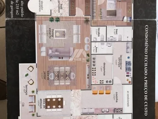 Apartamento com 520m² 3 quartos e 5 banheiros, à venda, no bairro Centro em Guarapuava