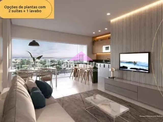 Apartamento com 80m² 2 quartos e 3 banheiros, à venda, no bairro Itaguá em Ubatuba