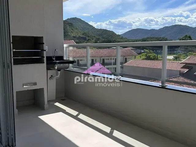 Apartamento com 80m² 2 quartos e 3 banheiros, à venda, no bairro Itaguá em Ubatuba