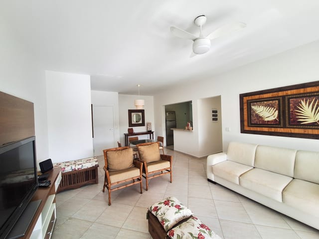 Apartamento 3 quartos e 2 banheiros, para alugar, no bairro Riviera em Bertioga