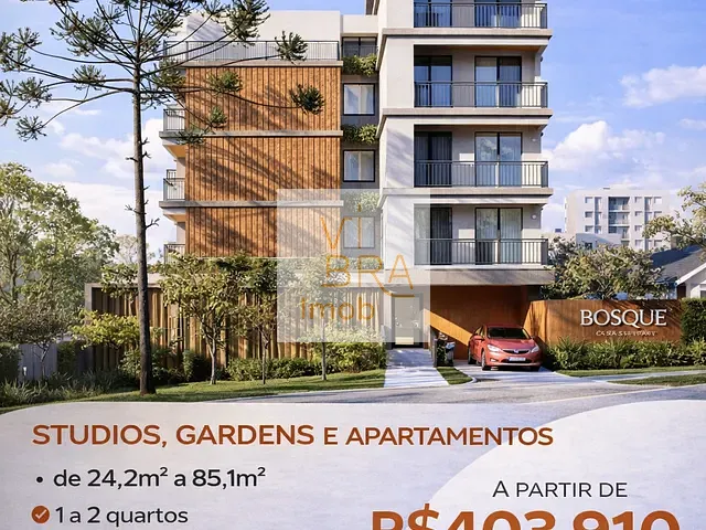 Apartamento 1 quarto e 1 banheiro, à venda, no bairro São Francisco em Curitiba