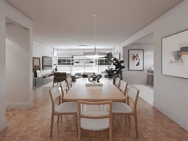 Apartamento com 167m² 3 quartos e 3 banheiros, à venda, no bairro Consolação em São Paulo