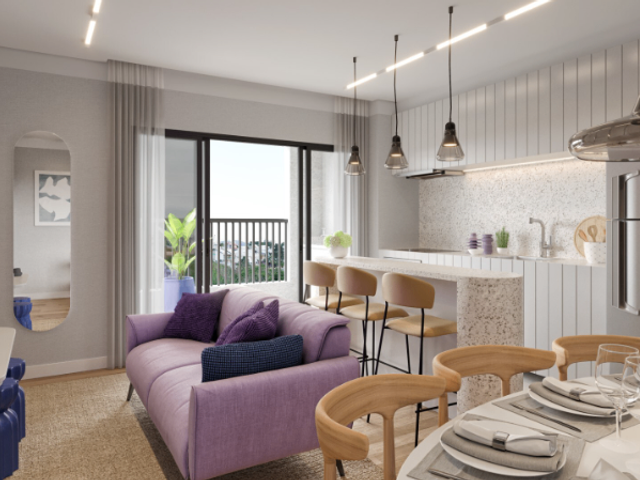 Apartamento 1 quarto e 1 banheiro, à venda, no bairro Tingui em Curitiba