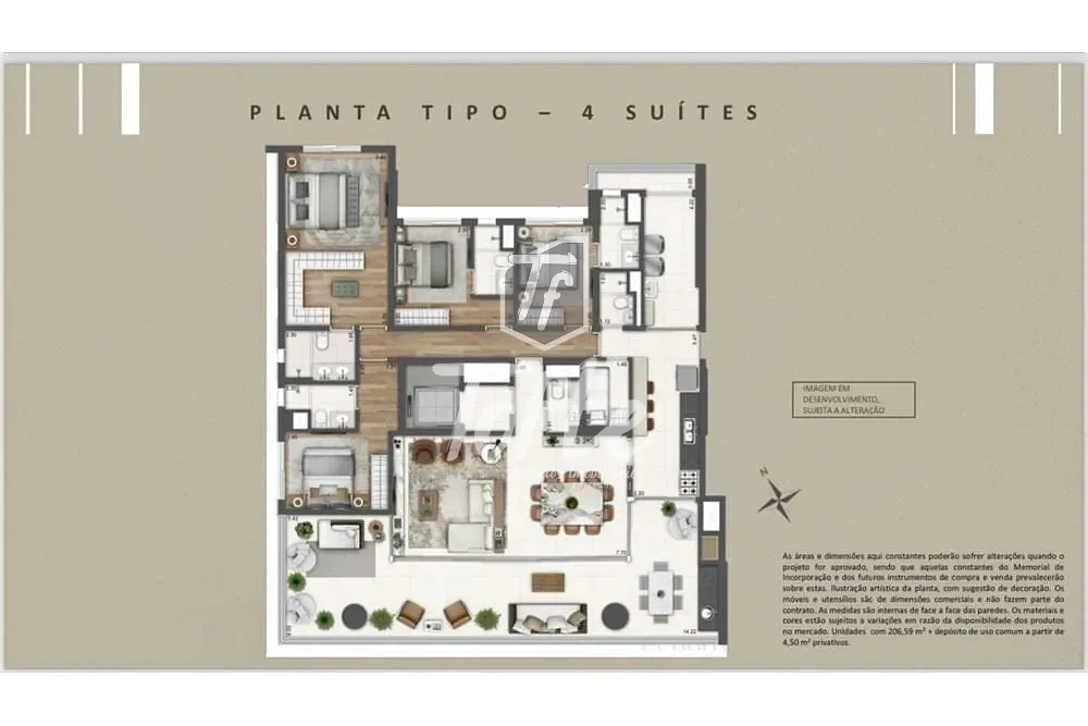 Apartamento, 4 quartos, 211 m² - Foto 14