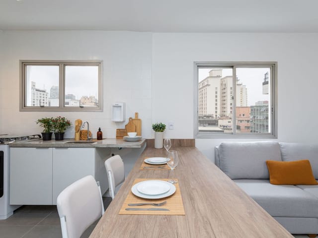 Apartamento com 32m² 1 quarto e 1 banheiro, à venda, no bairro Consolação em São Paulo