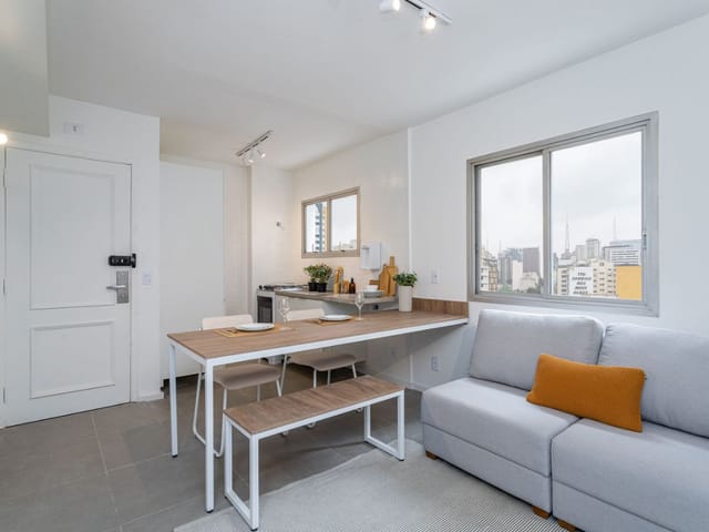 Apartamento com 32m² 1 quarto e 1 banheiro, à venda, no bairro Consolação em São Paulo