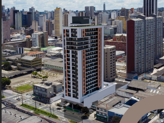 Apartamento 1 quarto e 1 banheiro, à venda, no bairro Centro em Curitiba