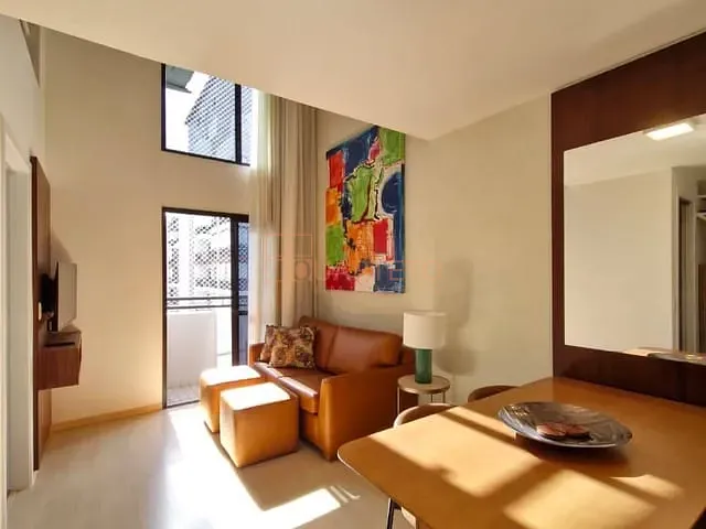 Apartamento 1 quarto e 2 banheiros, para alugar, no bairro Pinheiros em São Paulo