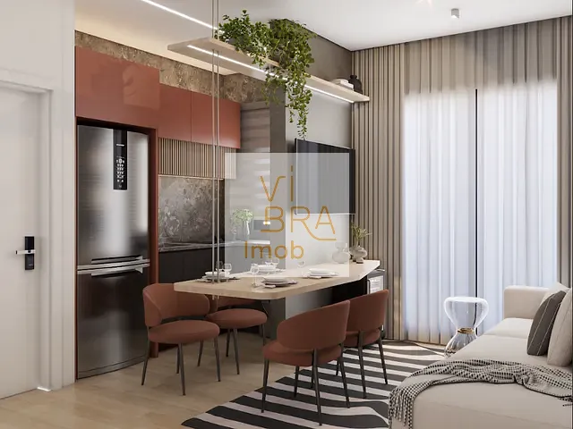 Apartamento 1 quarto e 1 banheiro, à venda, no bairro Centro em Curitiba