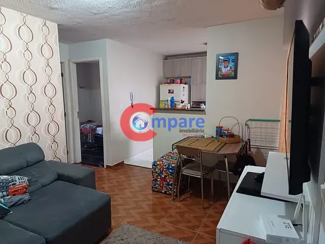 Apartamento com 47m² 2 quartos e 1 banheiro, à venda, no bairro Vila Alzira em Guarulhos