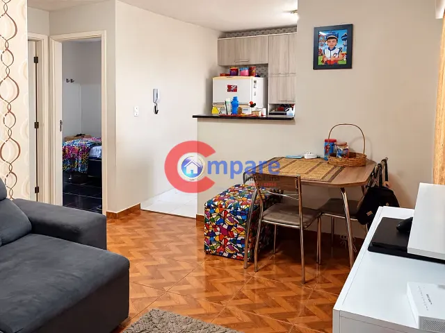 Apartamento com 47m² 2 quartos e 1 banheiro, à venda, no bairro Bonsucesso em Guarulhos