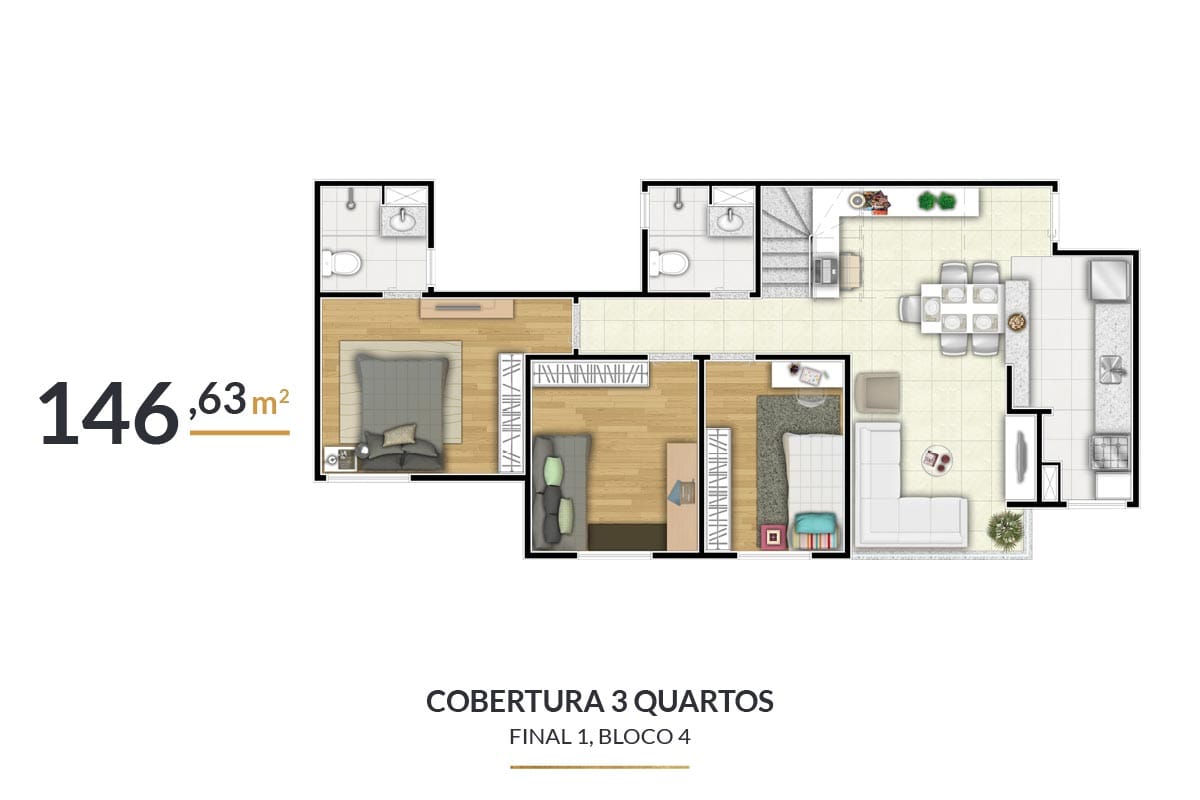 Apartamento de 2 quartos, 2 vagas, varanda gourmet com churrasqueira, à venda, João Pinheiro, Belo Horizonte, MG - Alto padrão. miniatura 65