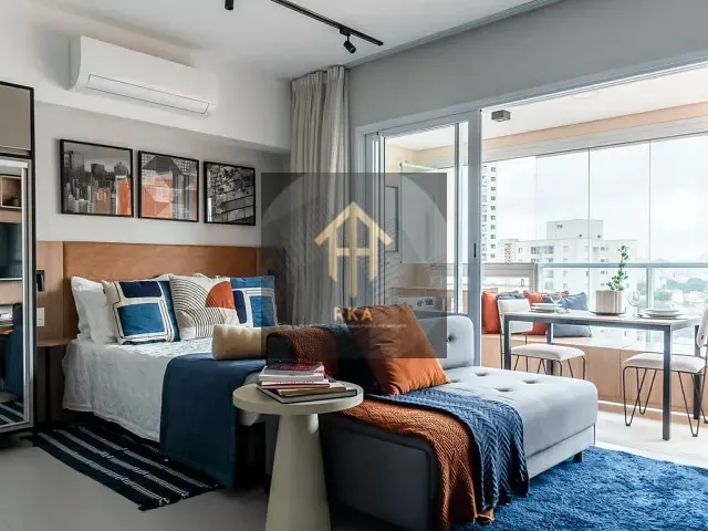 Apartamento 1 quarto e 1 banheiro, à venda, no bairro Campo Belo em São Paulo