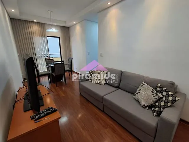 Apartamento com 68m² 2 quartos e 2 banheiros, para alugar, no bairro Jardim das Indústrias em São José dos Campos
