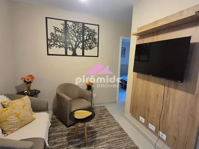 Apartamento com 57m² 2 quartos e 2 banheiros, para alugar, no bairro Jardim Oswaldo Cruz em São José dos Campos