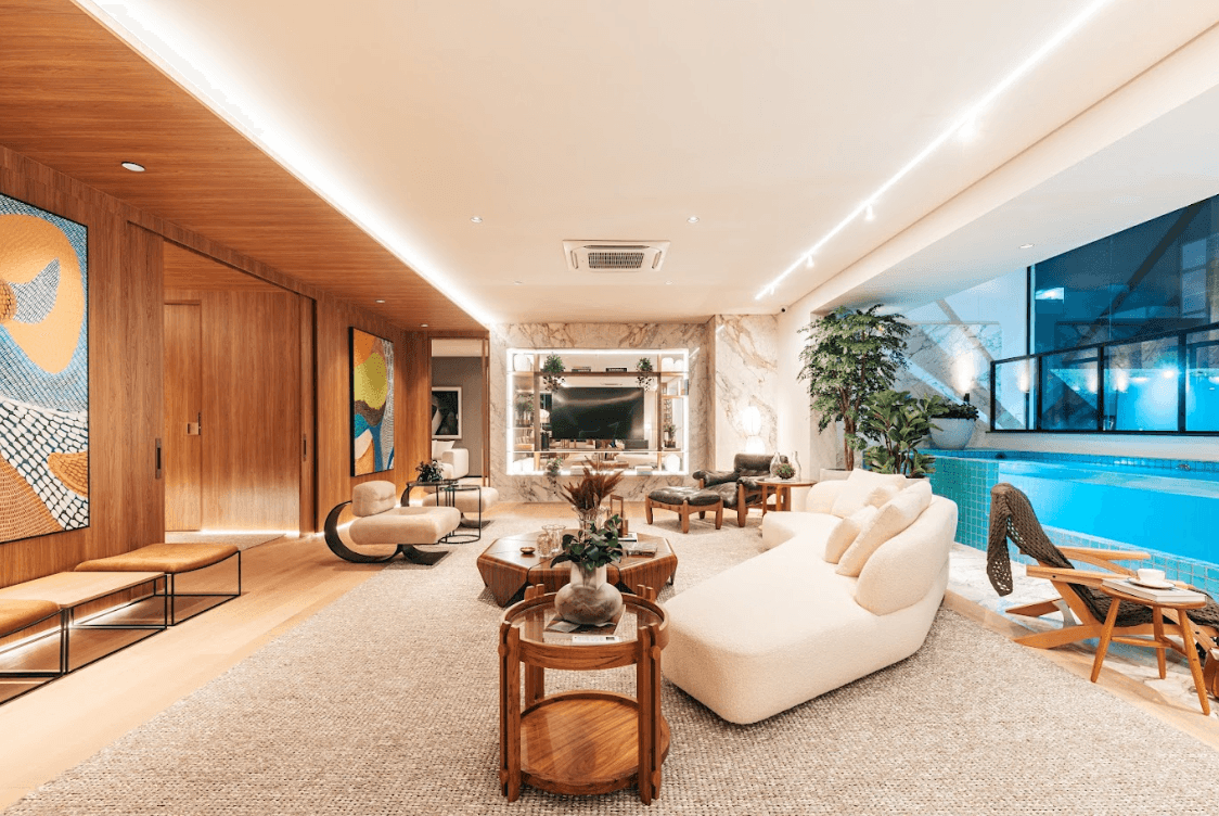 Apartamento à venda em frente ao Vaca Brava, com 350,68 m2, 4 suítes, 4 vagas, Setor Bueno, Goiânia, GO