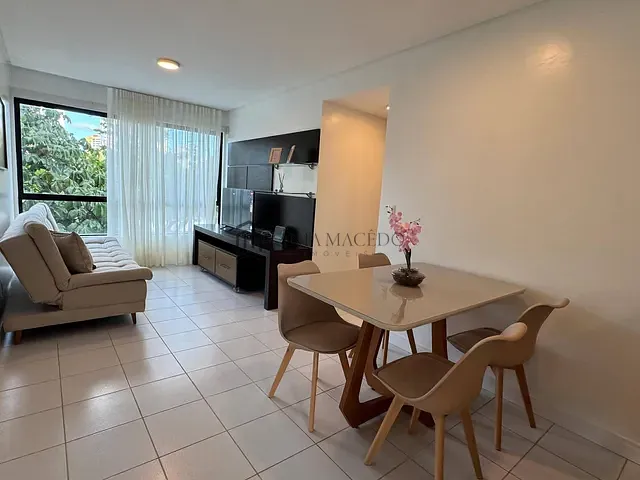 Apartamento 1 quarto e 2 banheiros, à venda, no bairro Casa Forte em Recife
