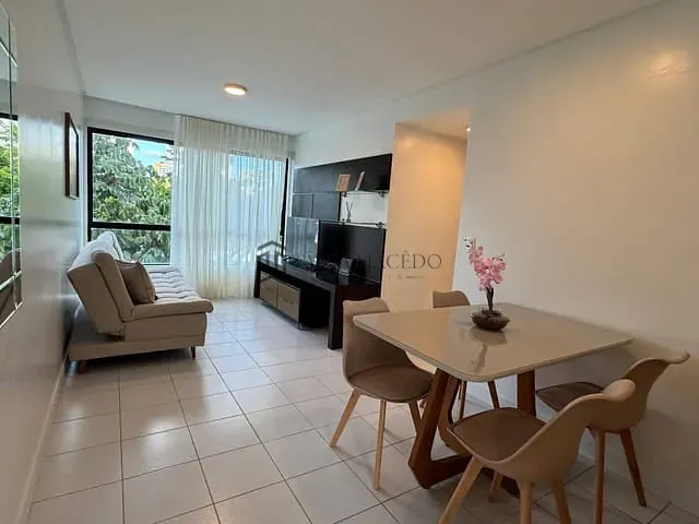Apartamento 1 quarto e 2 banheiros, à venda, no bairro Casa Forte em Recife