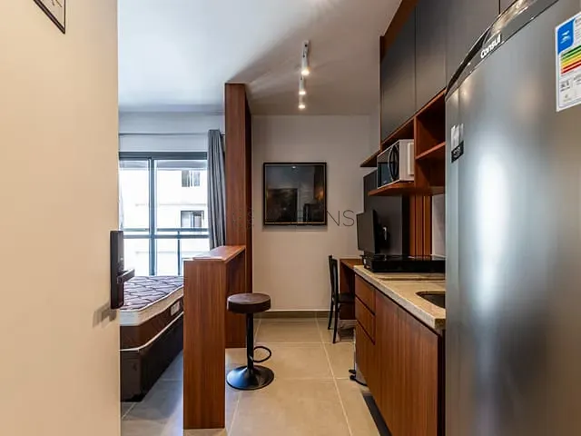 Studio 1 quarto e 1 banheiro, para alugar, no bairro Jardim Paulista em São Paulo