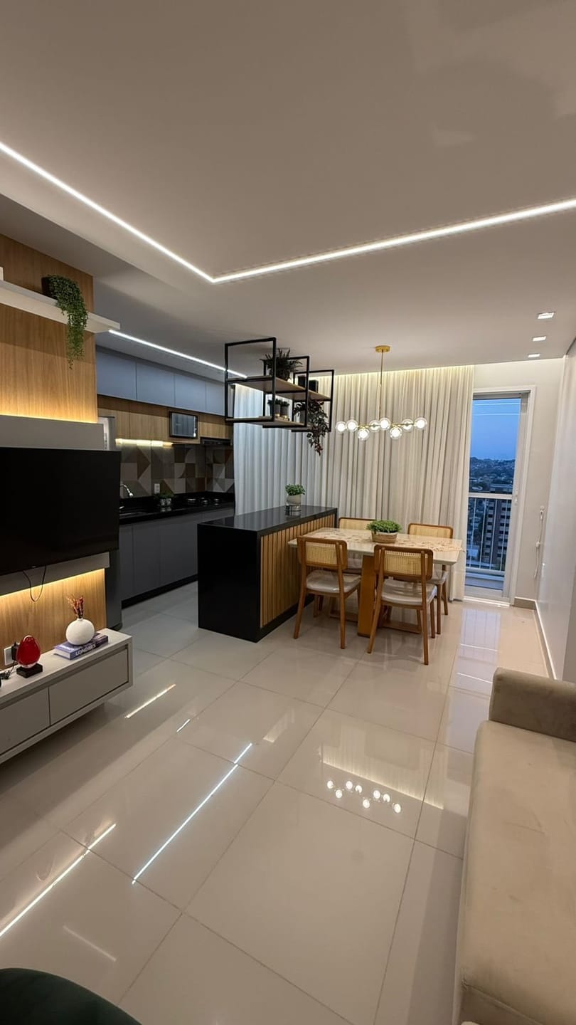 Apartamento mobiliado à venda Wish Aeroporto, com 57 m2, 2 quartos, 1 suíte, Setor Aeroporto, Goiânia, GO