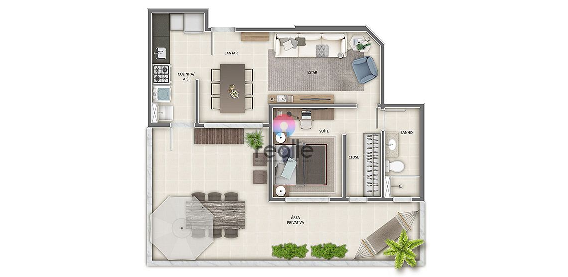 Apartamento, 3 quartos, 76 m² - Foto 54