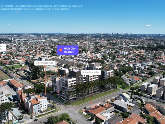 Apartamento 2 quartos e 2 banheiros, à venda, no bairro Novo Mundo em Curitiba