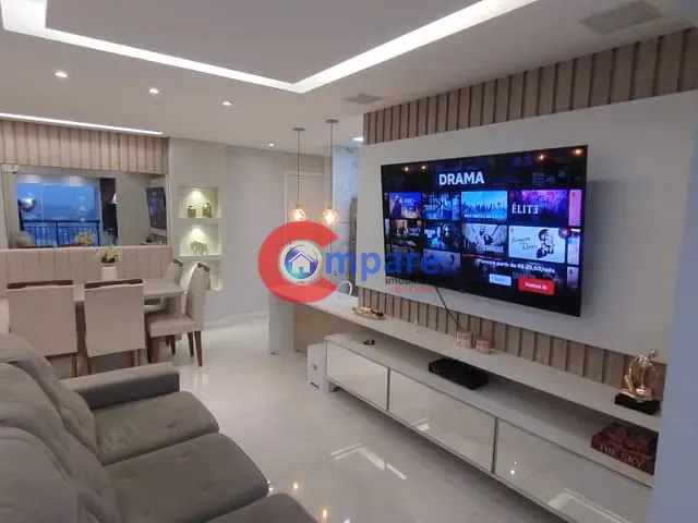 Apartamento com 68m² 2 quartos e 1 banheiro, para alugar, no bairro Maia em Guarulhos