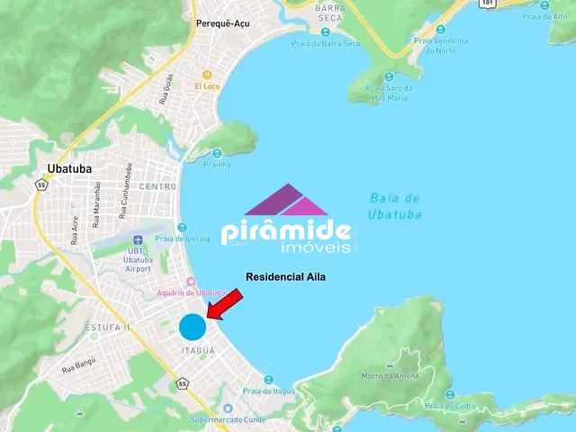 Apartamento com 153m² 3 quartos e 3 banheiros, à venda, no bairro Itaguá em Ubatuba