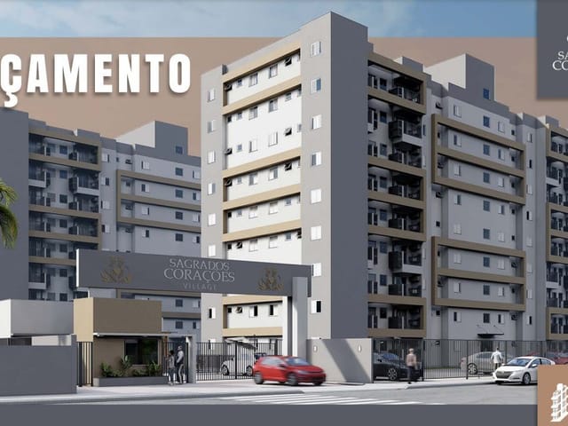 Apartamento 2 quartos e 2 banheiros, à venda, no bairro Jardim Santa Luzia em Pindamonhangaba