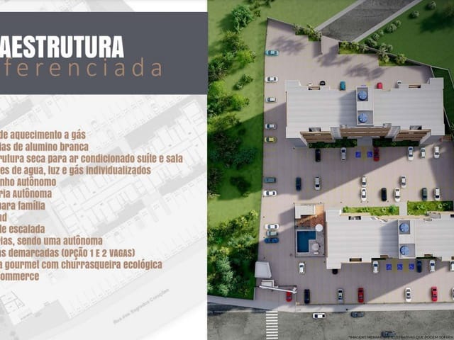 Apartamento 2 quartos e 2 banheiros, à venda, no bairro Jardim Santa Luzia em Pindamonhangaba