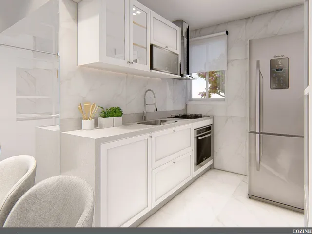 Apartamento com 80m² 2 quartos e 1 banheiro, à venda, no bairro Rio Branco em Belo Horizonte