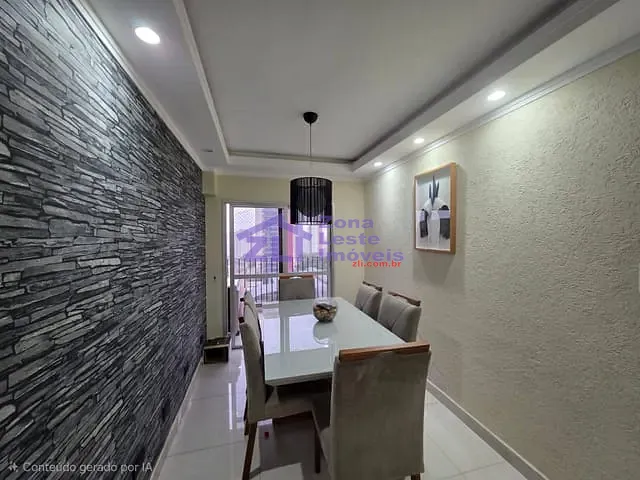 Apartamento com 72m² 2 quartos e 2 banheiros, à venda, no bairro Vila Carrão em São Paulo